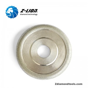 ZL-DCML 4 tommer kvalitet rillehjul til sten, beton og keramik